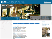 Tablet Screenshot of gm-yachting.nl